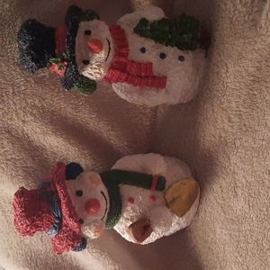 Set of snowmen
